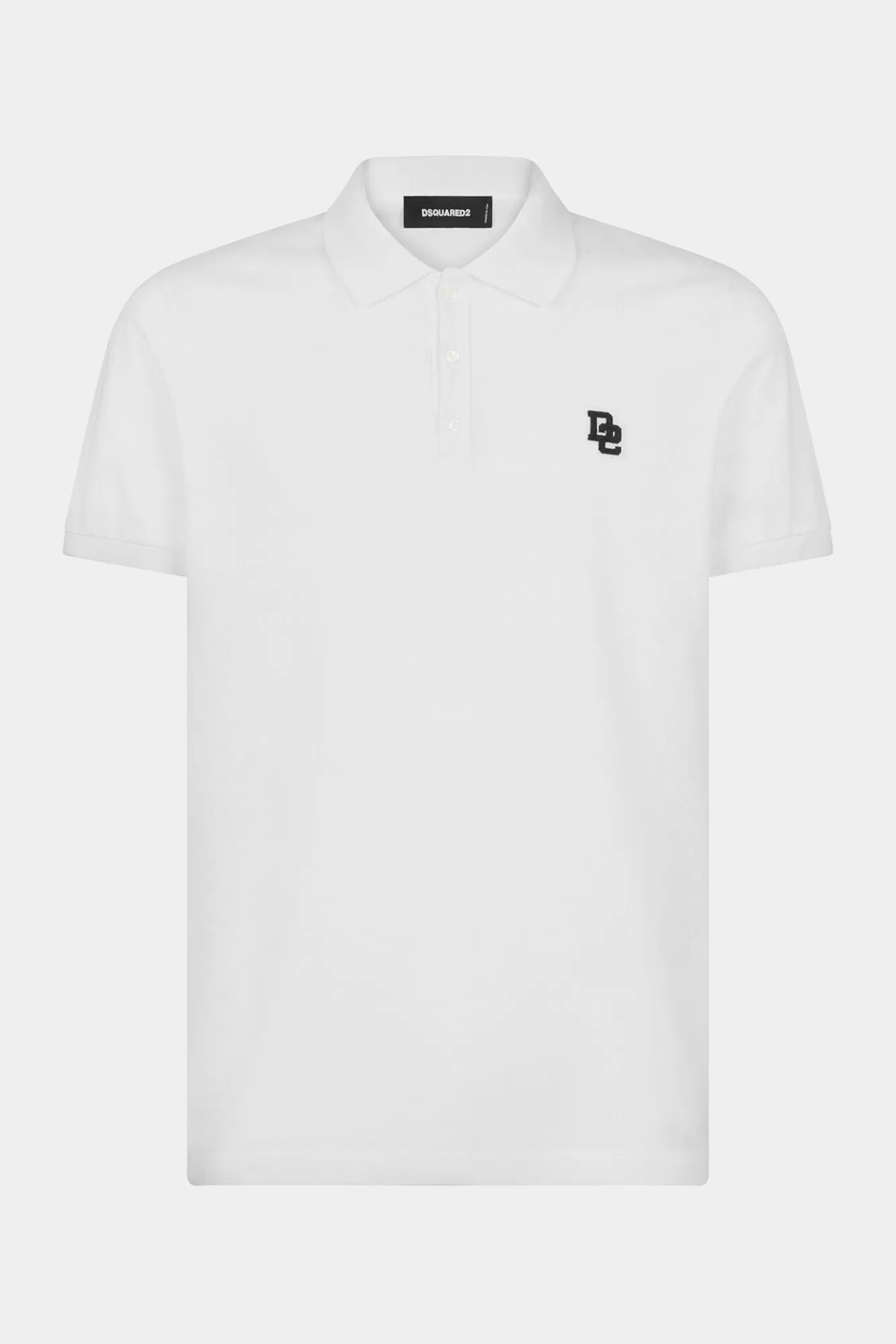 T-Shirts En Poloshirts^Dsquared2 Poloshirt Met Tennispasvorm Wit