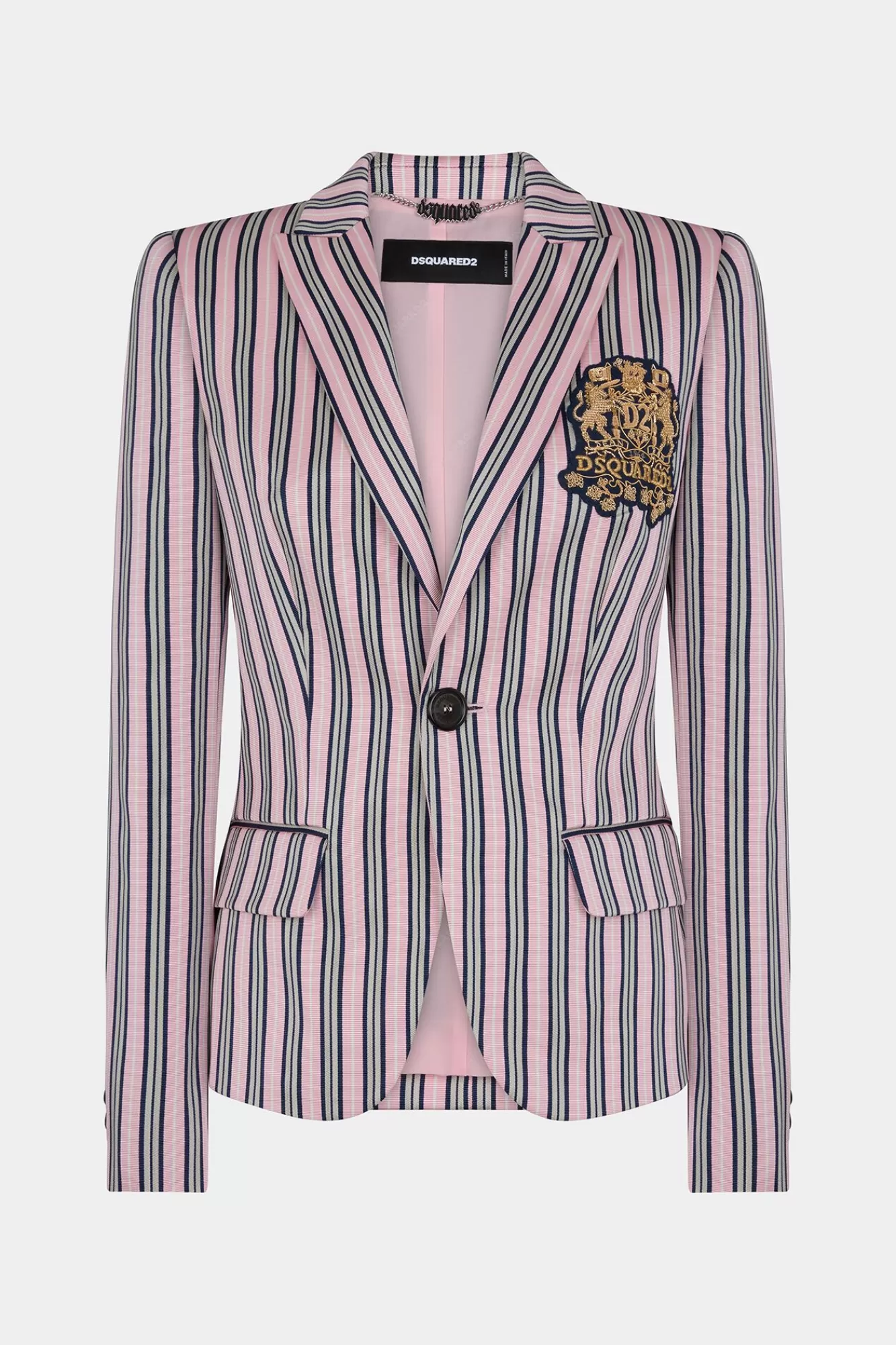 Pakken En Blazers^Dsquared2 Preppy Londens Jasje Roze Blauw