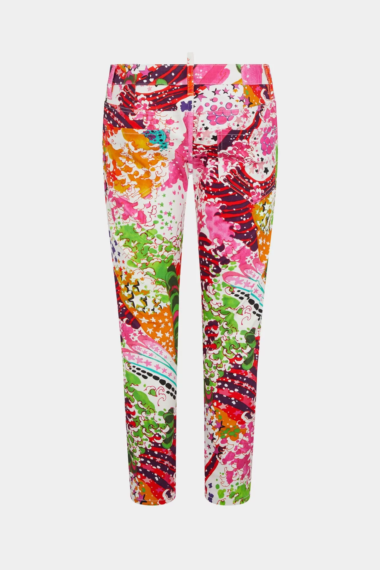 Co-Orden^Dsquared2 Psychedelische Dromen Sexy Twist Broek Veelkleurig