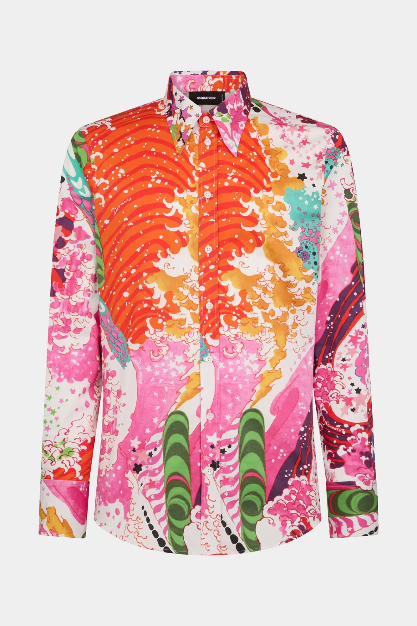 Co-Orden^Dsquared2 Psychedelische Dromen Shirt Veelkleurig