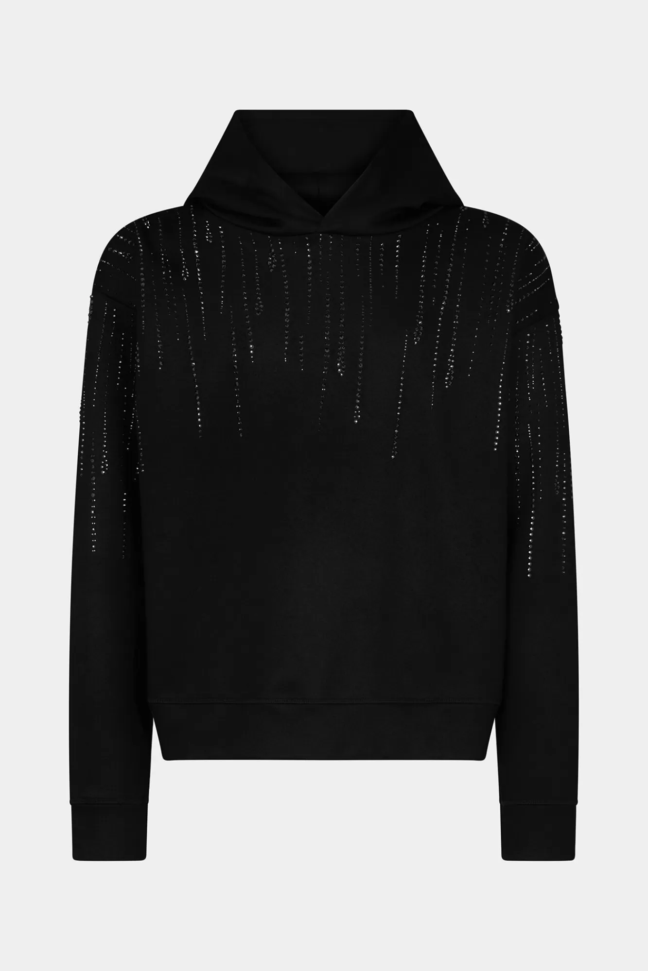 Sweatshirts^Dsquared2 Regendruppels Hoodie Sweatshirt Zwart