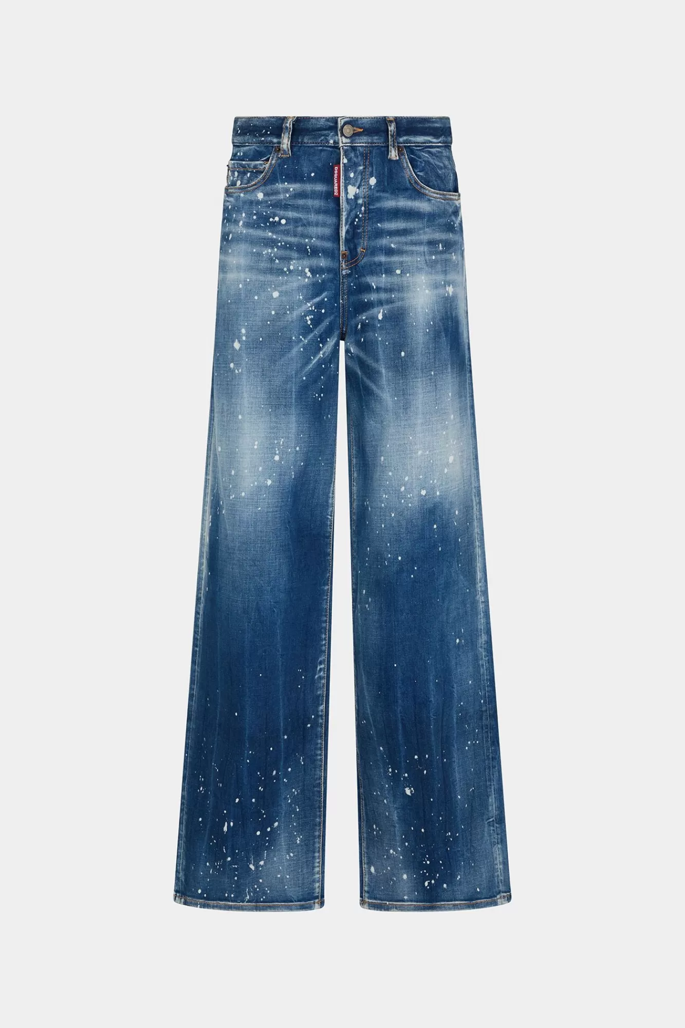 Jeans^Dsquared2 Reizigerjeans Met Medium Kinky Wassing Marine