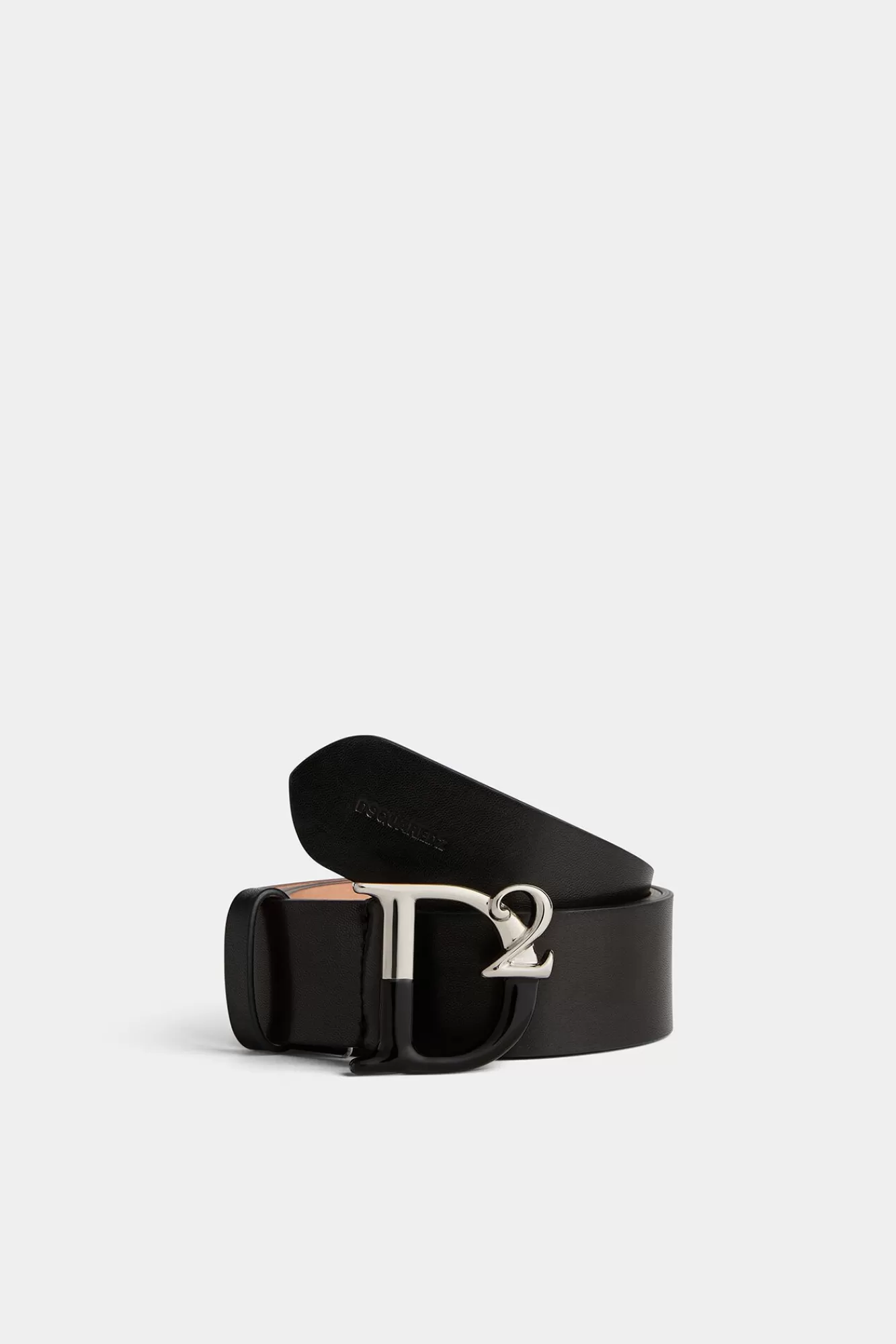 Riemen^Dsquared2 Riem Met D2-Verklaring En Gesp Zwart