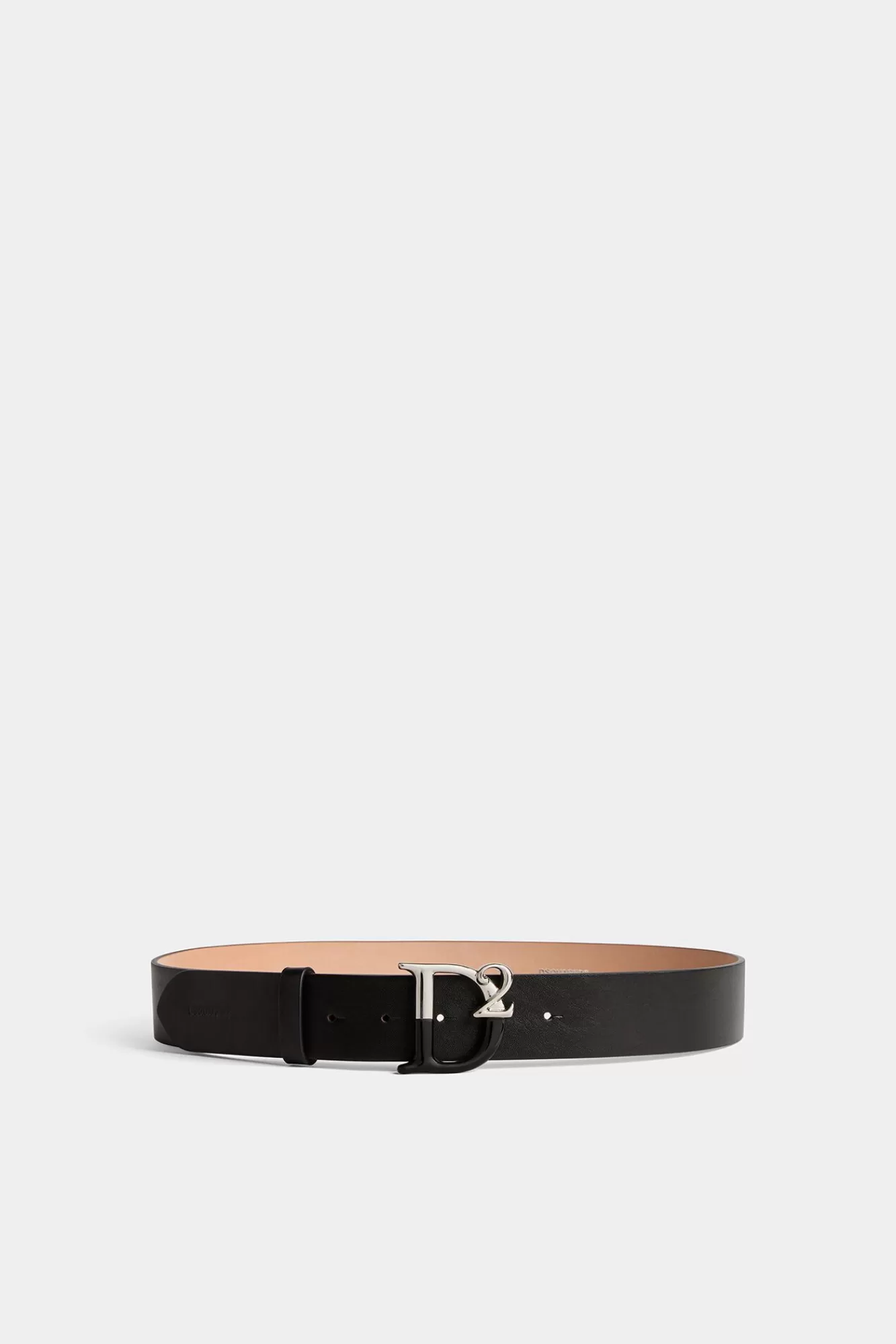 Riemen^Dsquared2 Riem Met D2-Verklaring En Gesp Zwart