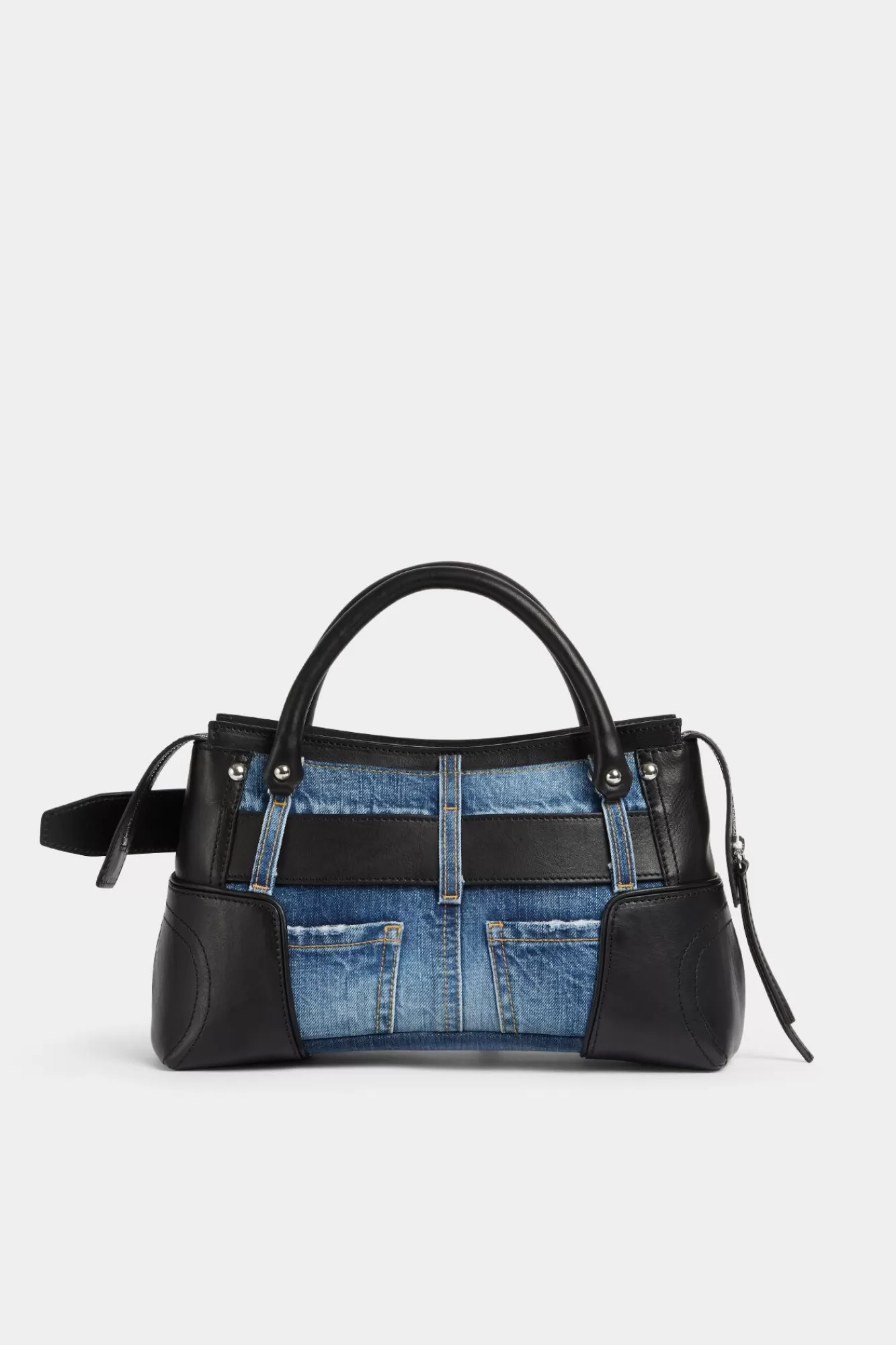 Crossbody^Dsquared2 Riem Tas Denim/Zwart