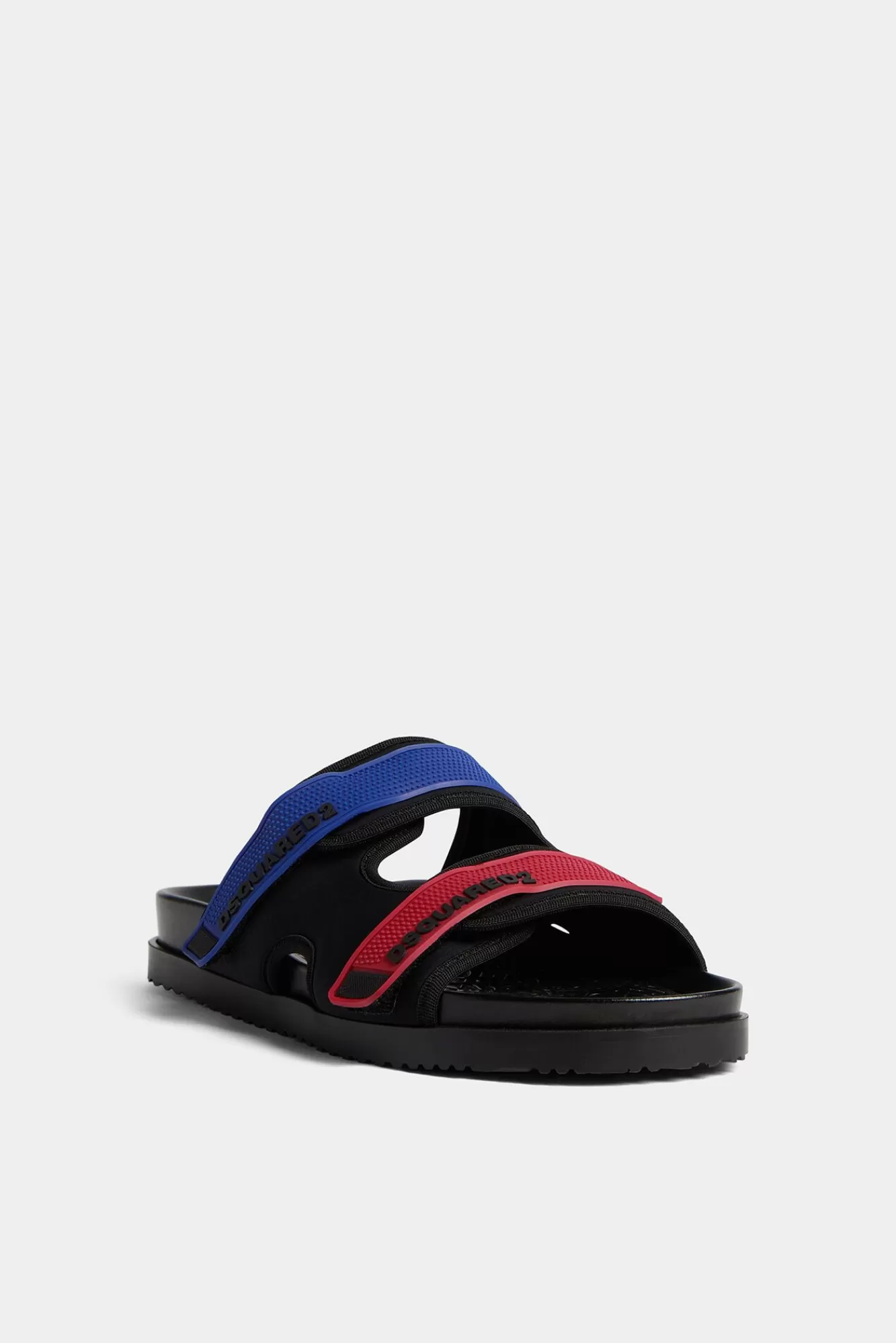 Sandalen En Slippers^Dsquared2 Sandalen Met Sporttape Zwart