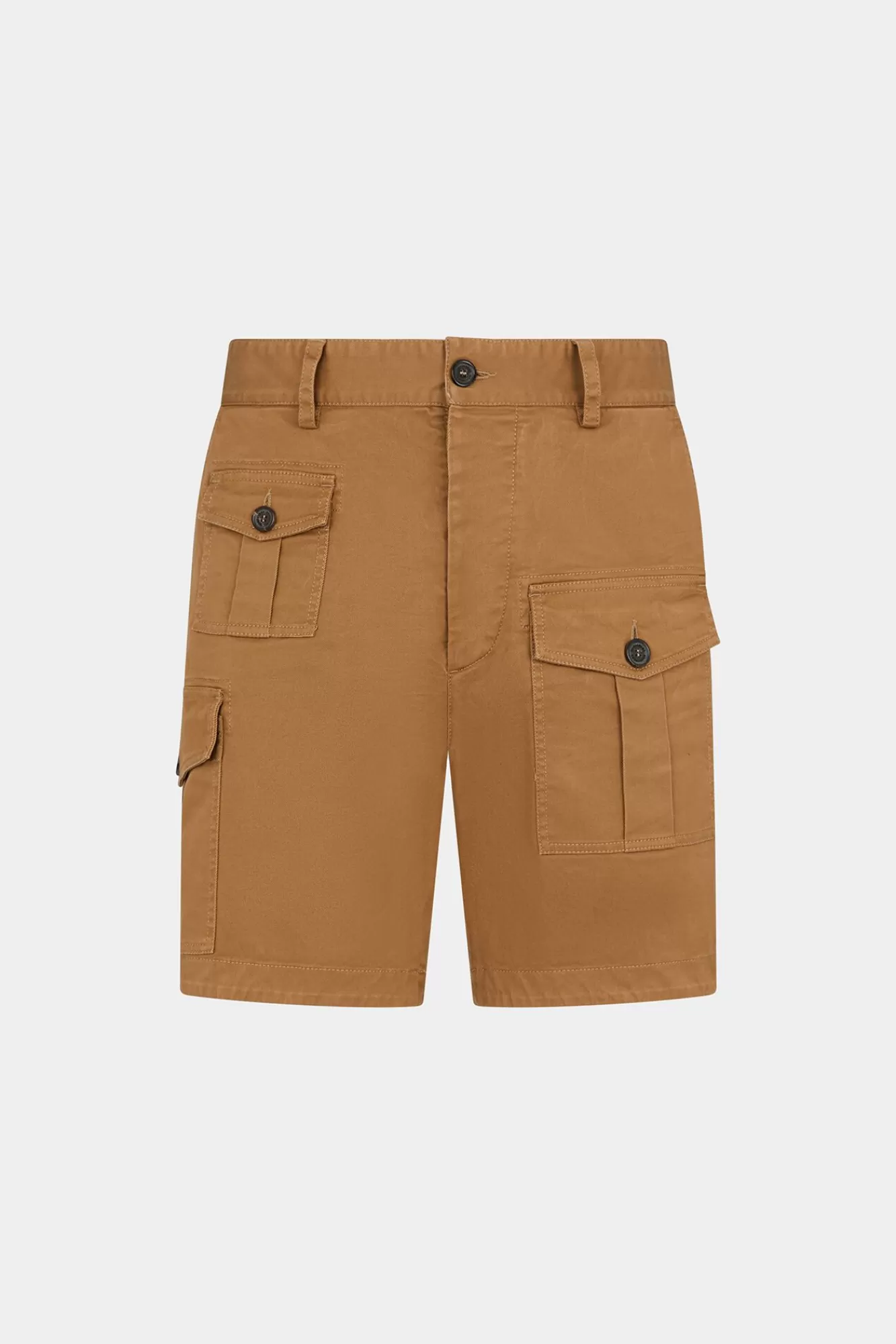 Korte Broek^Dsquared2 Sexy Cargoshort Kameel