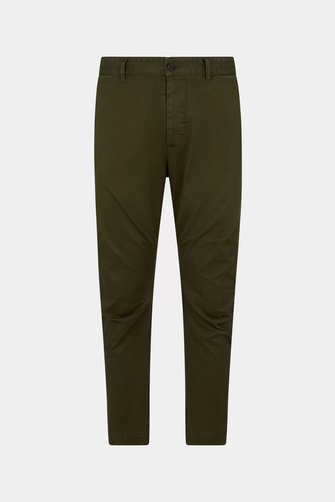 Broek^Dsquared2 Sexy Chinobroek Militaire Groen