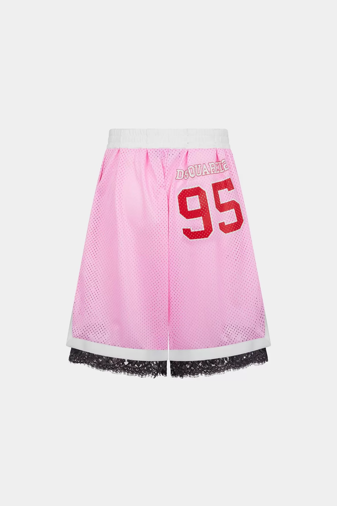 Korte Broek^Dsquared2 Shorts Met Print In Mandstijl Lila