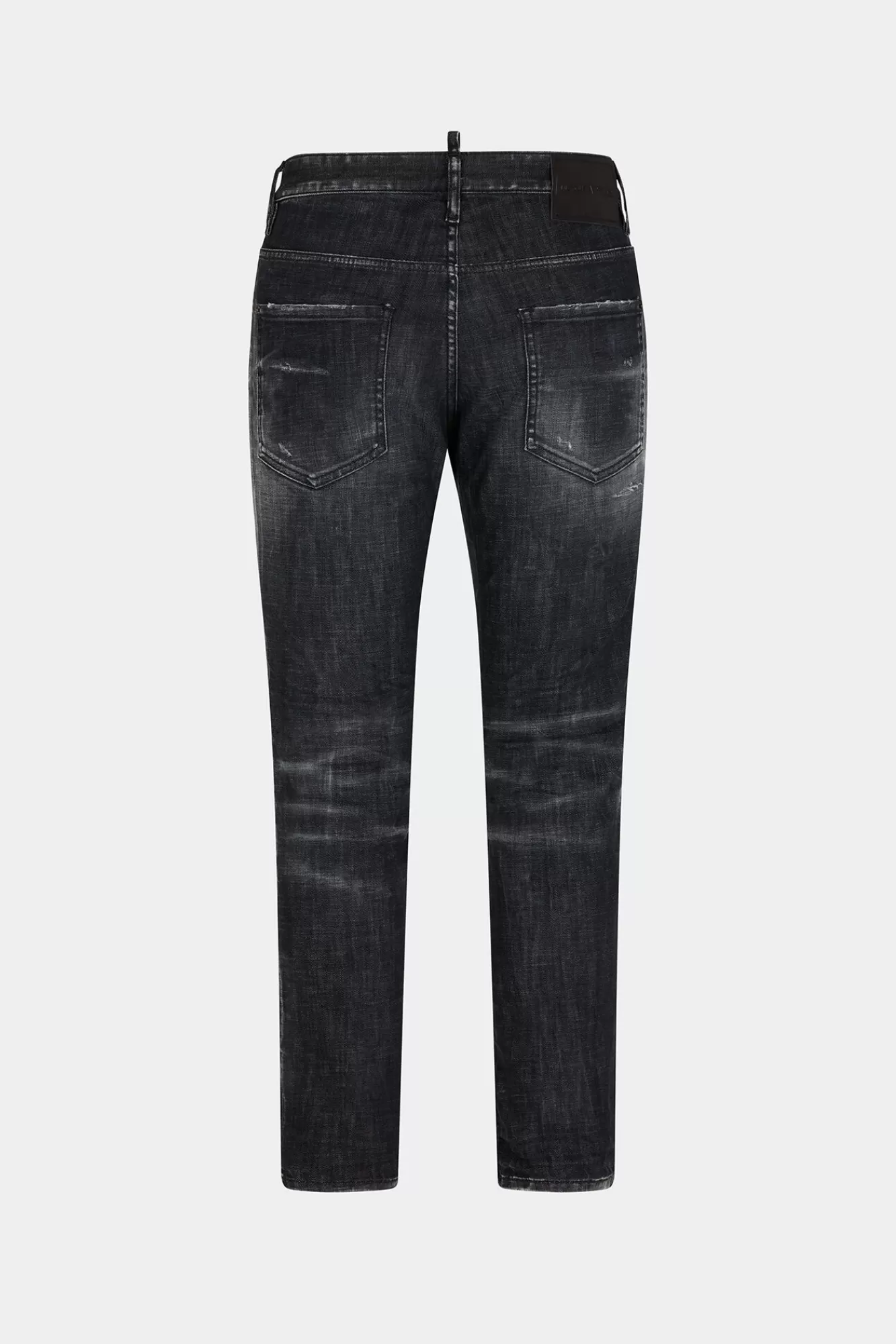 Jeans^Dsquared2 Skaterjeans Met E Leren Wassing Zwart