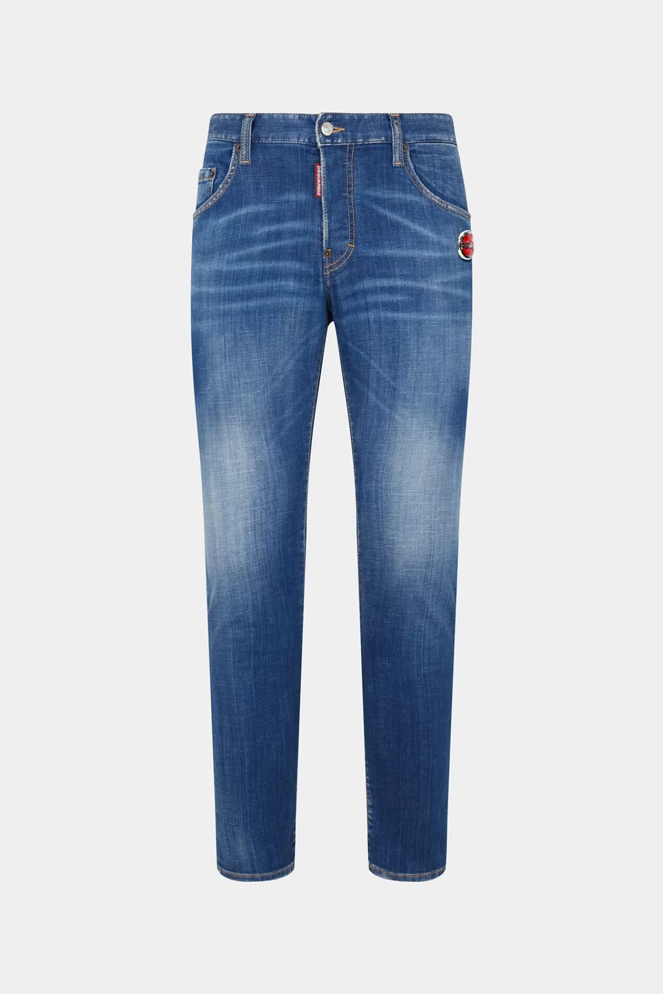 Jeans^Dsquared2 Skaterjeans Met Medium Schone Wassing Marine