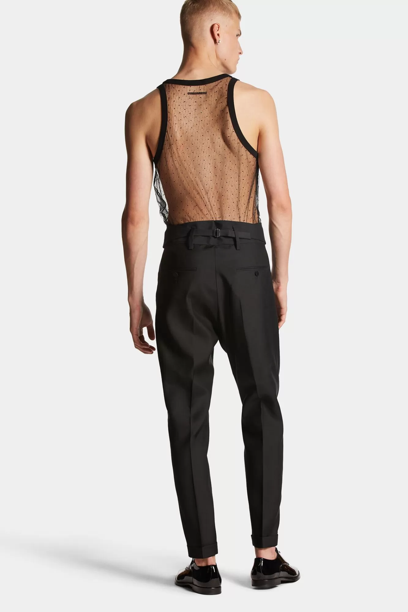 Broek^Dsquared2 Smoking Broek Met Een Plooi Zwart