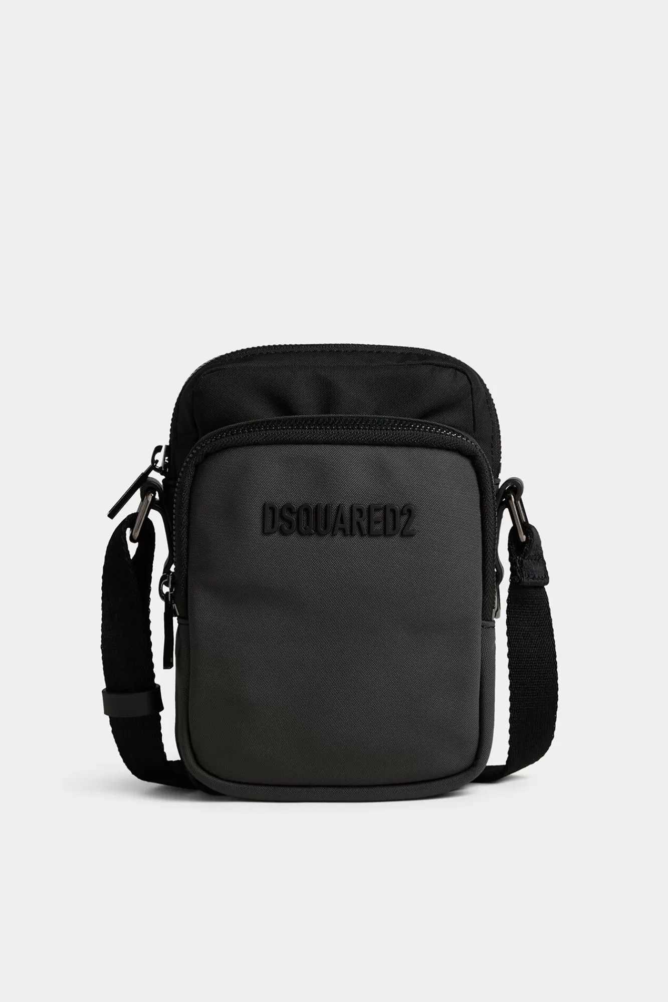 Crossbody^Dsquared2 Stedelijke Crossbody Donkergrijs/Zwart