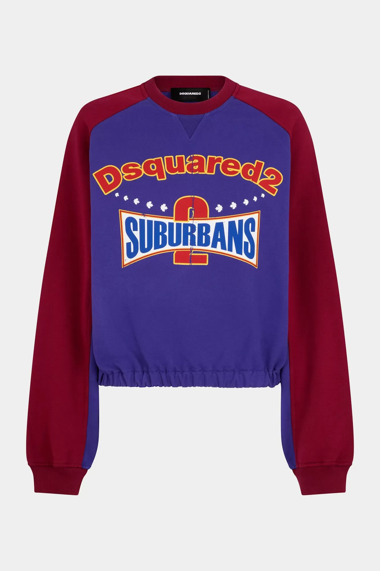 Sweatshirts^Dsquared2 Suburban Atletisch Fit Sweatshirt Met Ronde Hals Veelkleurig