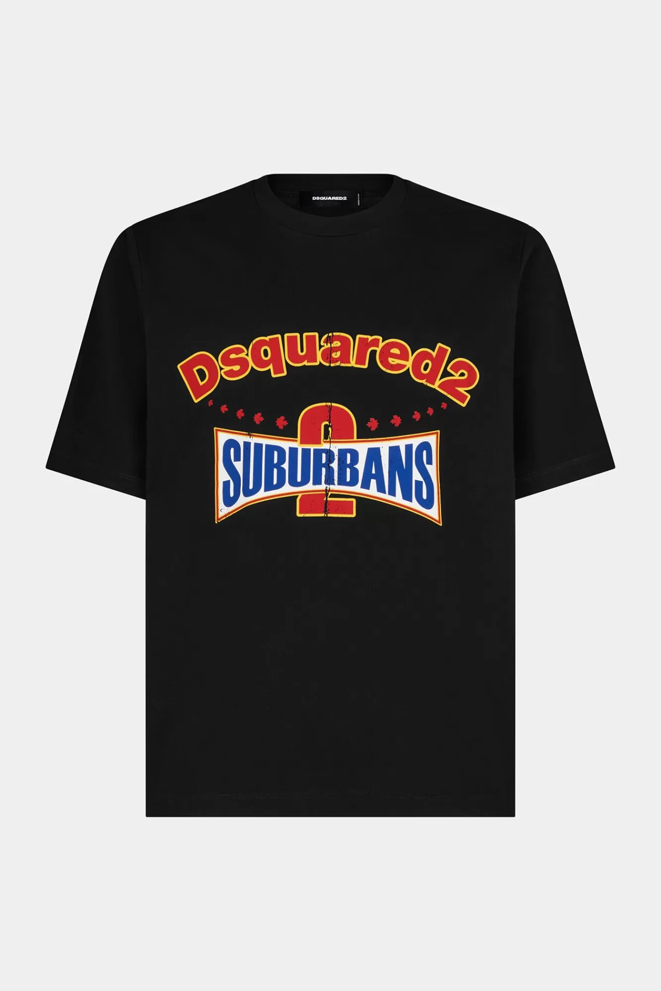 T-Shirts En Poloshirts^Dsquared2 Suburban Skater-Fit T-Shirt Zwart