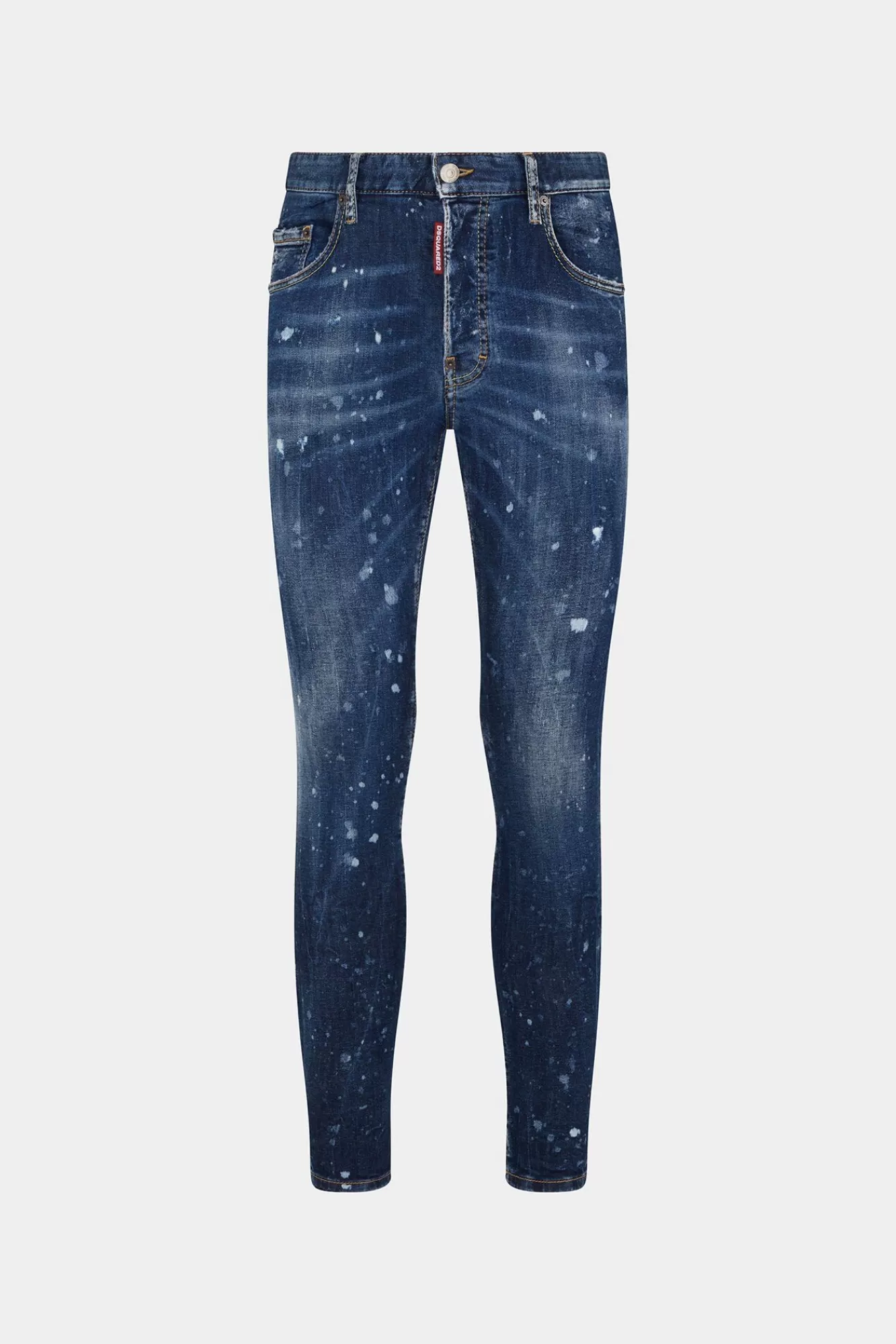 Jeans^Dsquared2 Super Twinky Jeans Met Donkere Beschimmelde Wassing Marine