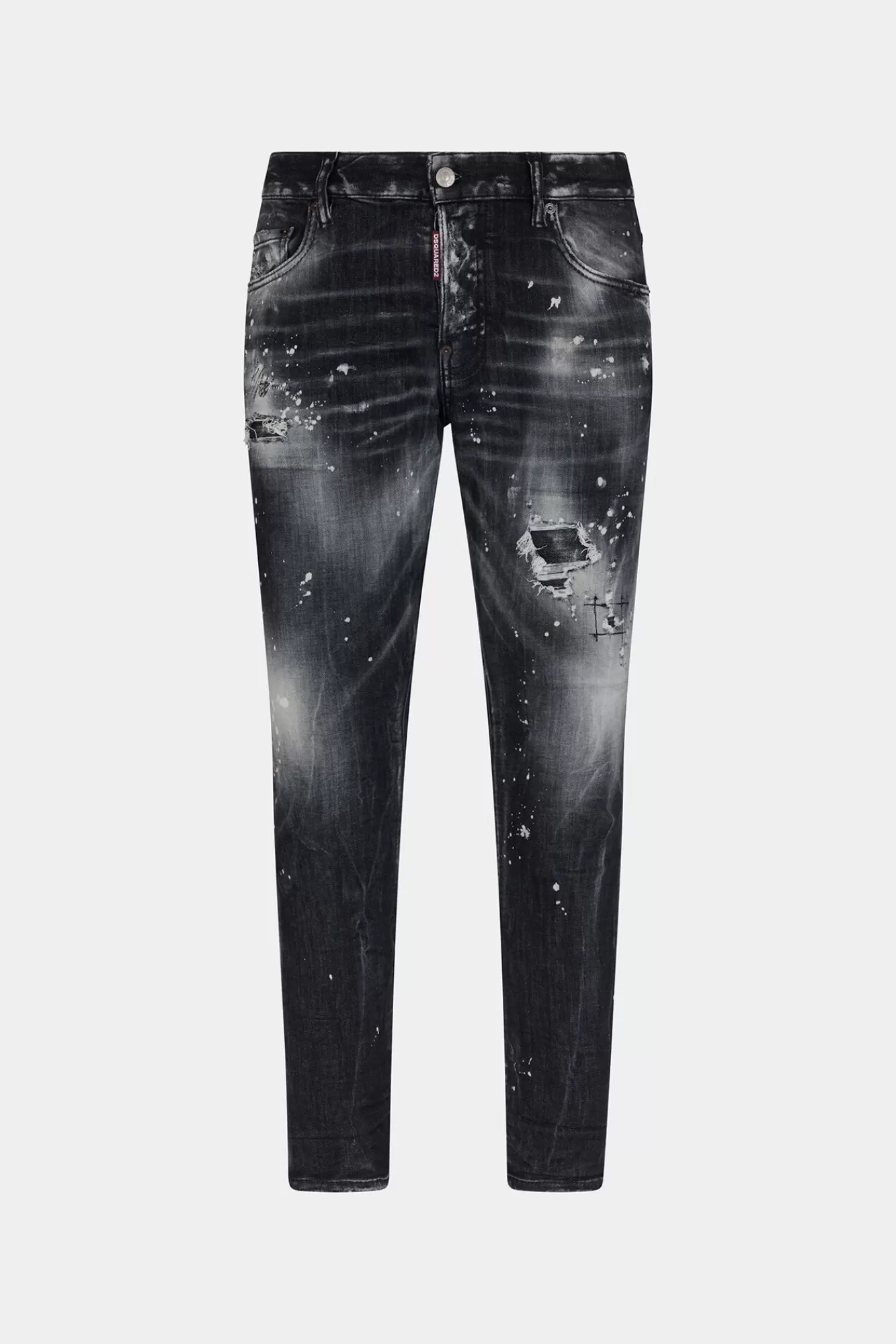 Jeans^Dsquared2 Super Twinky Jeans Met E Gescheurde Wassing Zwart