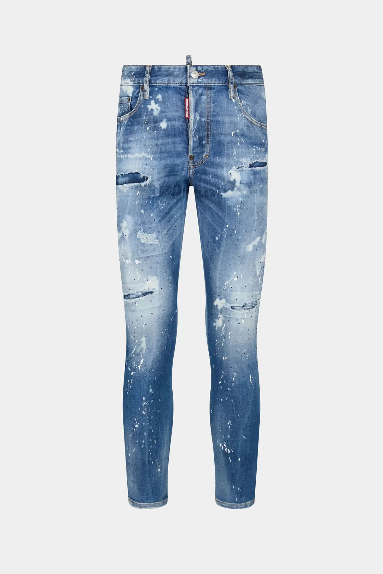 Jeans^Dsquared2 Super Twinky Jeans Met Medium Ijsvlekkenwassing Marine