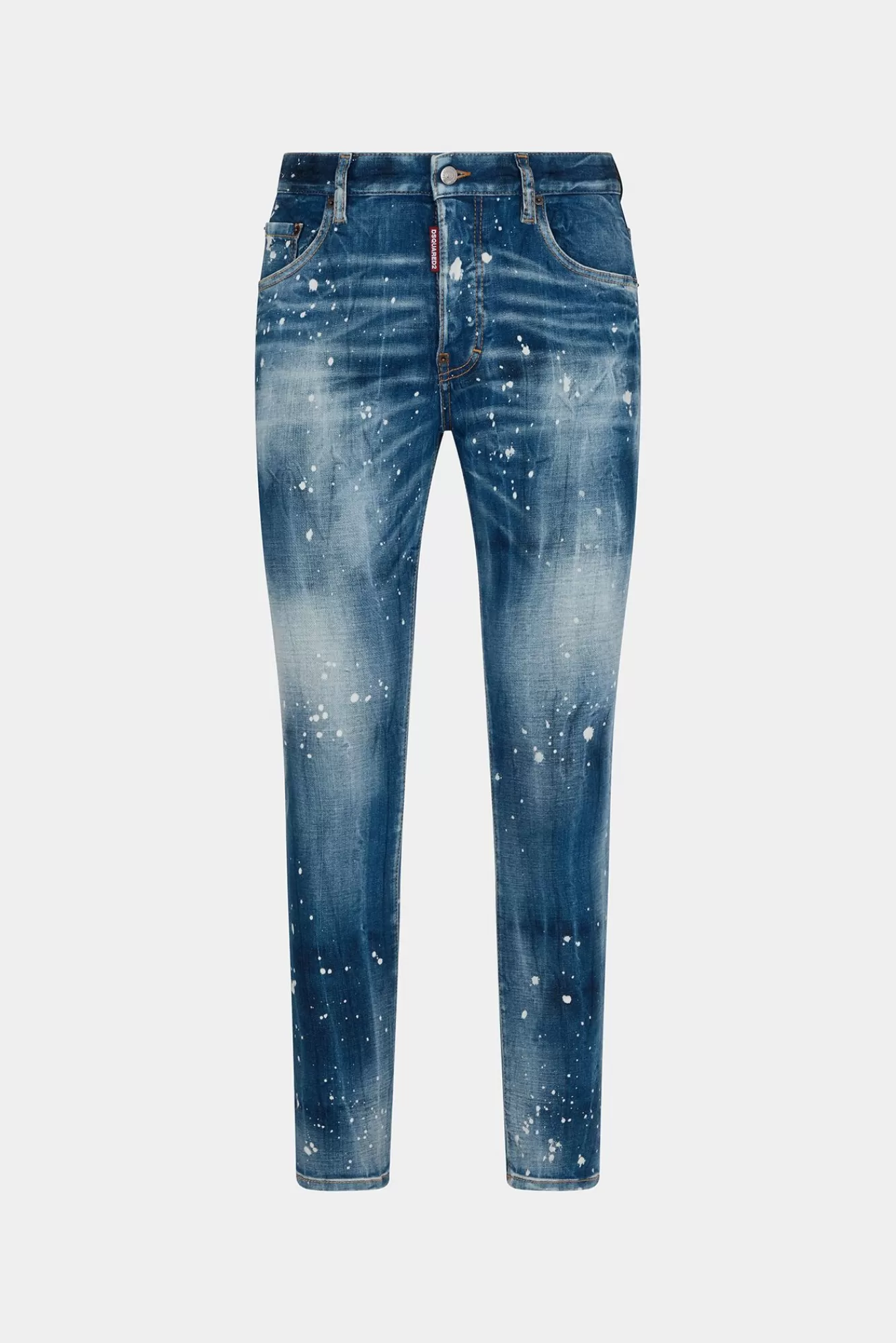 Jeans^Dsquared2 Super Twinky Jeans Met Medium Kinky Wassing Marine