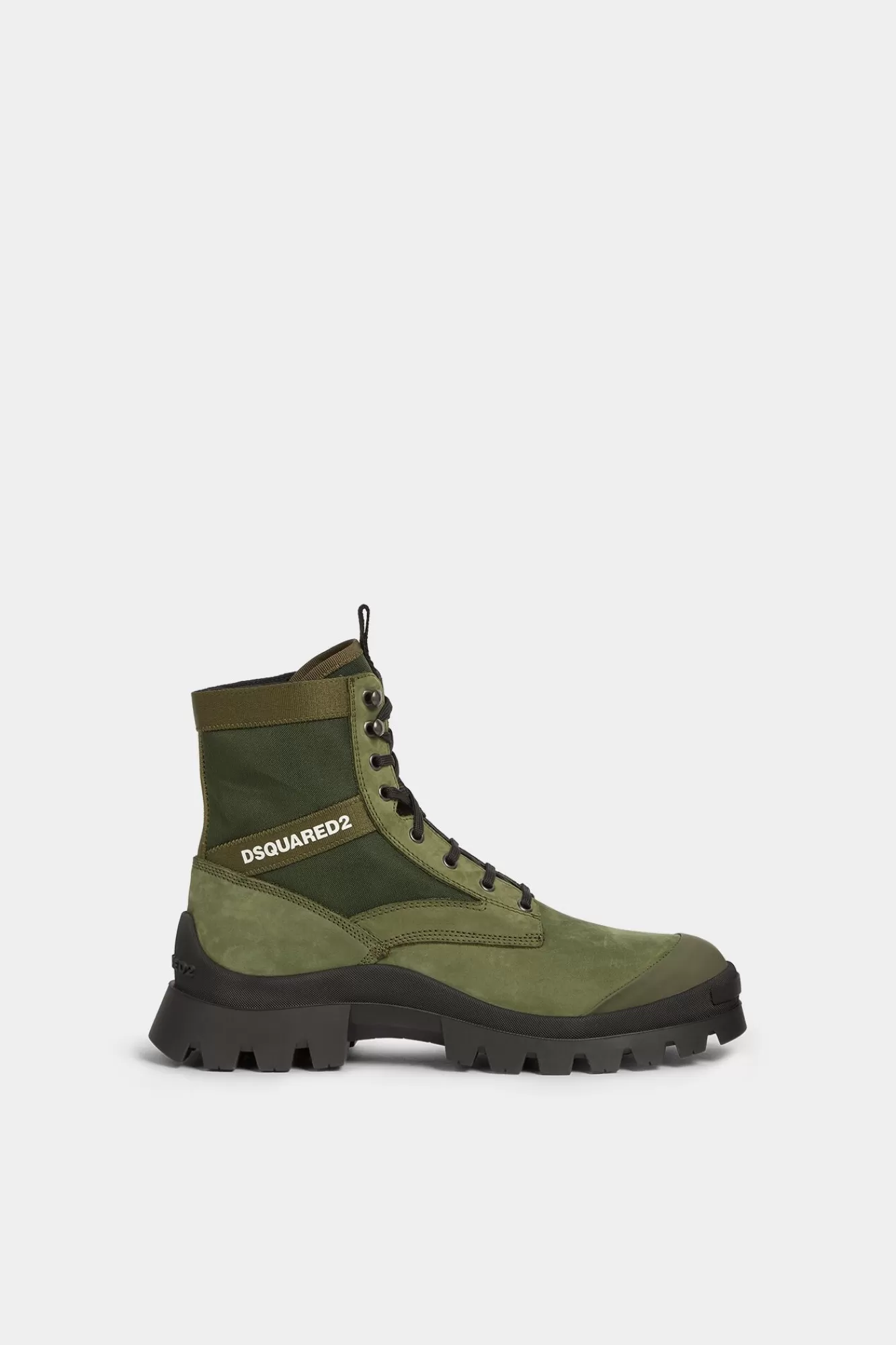 Laarzen^Dsquared2 Tankgevechtslaarzen Militaire Groen