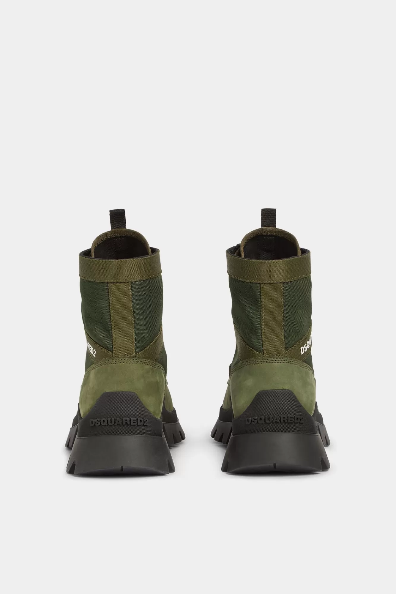 Laarzen^Dsquared2 Tankgevechtslaarzen Militaire Groen