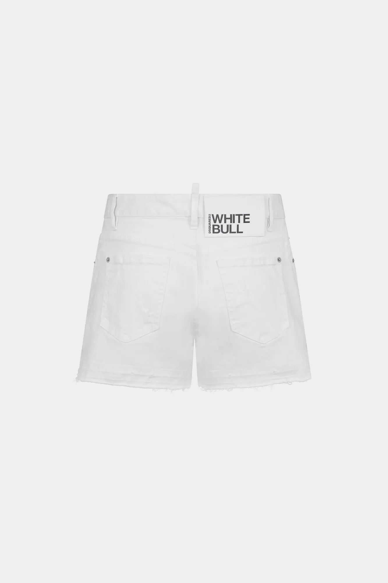 Korte Broek^Dsquared2 Te Stier Sexy 70'S Shorts Wit