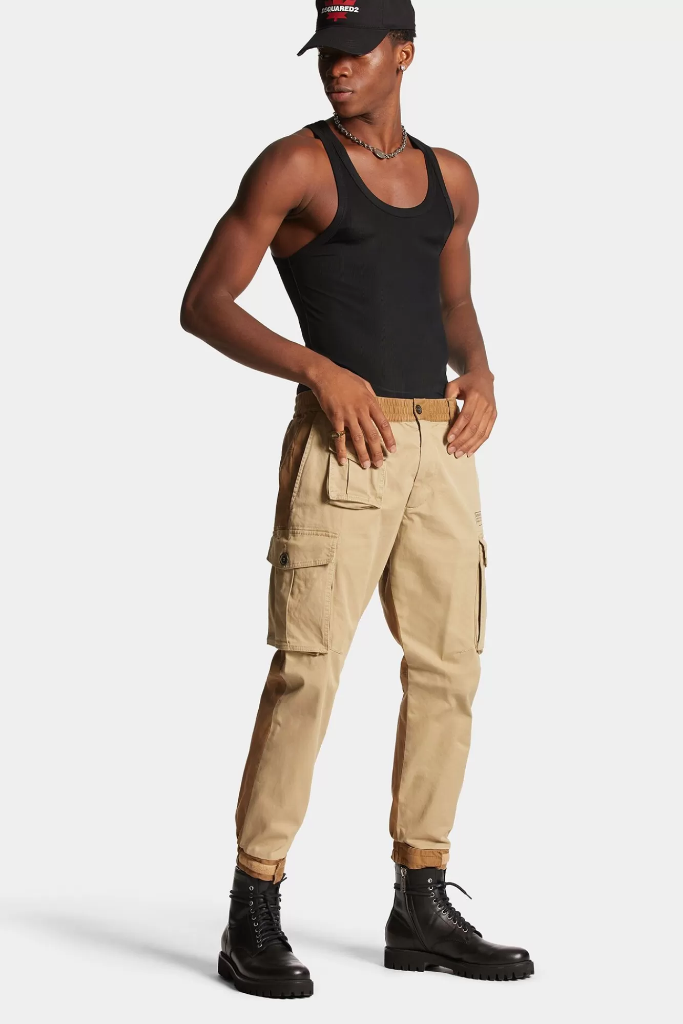 Broek^Dsquared2 Urban Cyprus Cargobroek Beige/Kameel