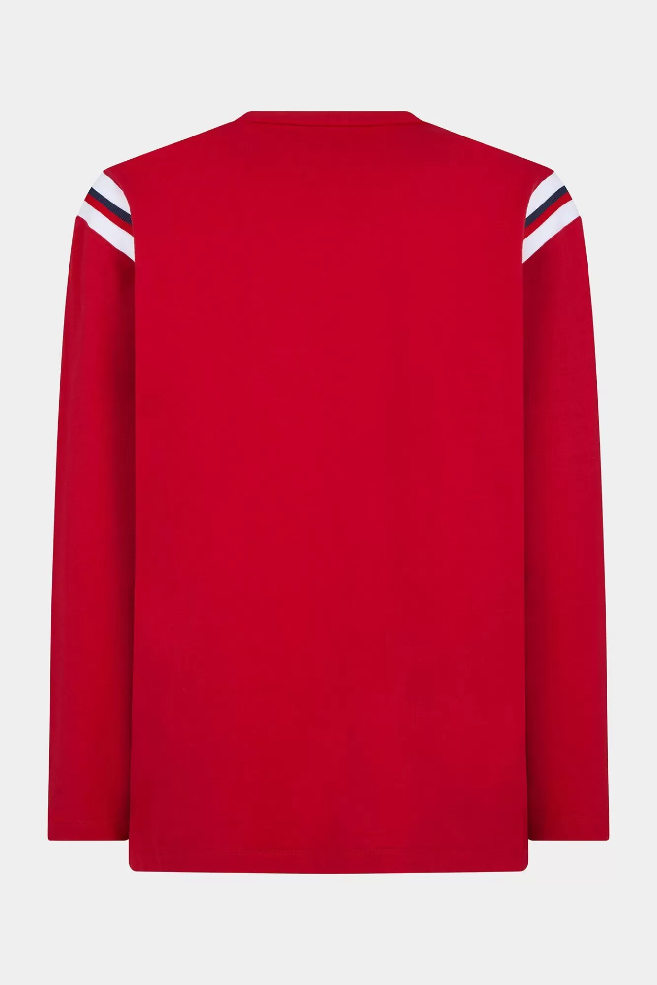 T-Shirts En Poloshirts^Dsquared2 Varsity-Fit T-Shirt Met Lange Mouwen Rood