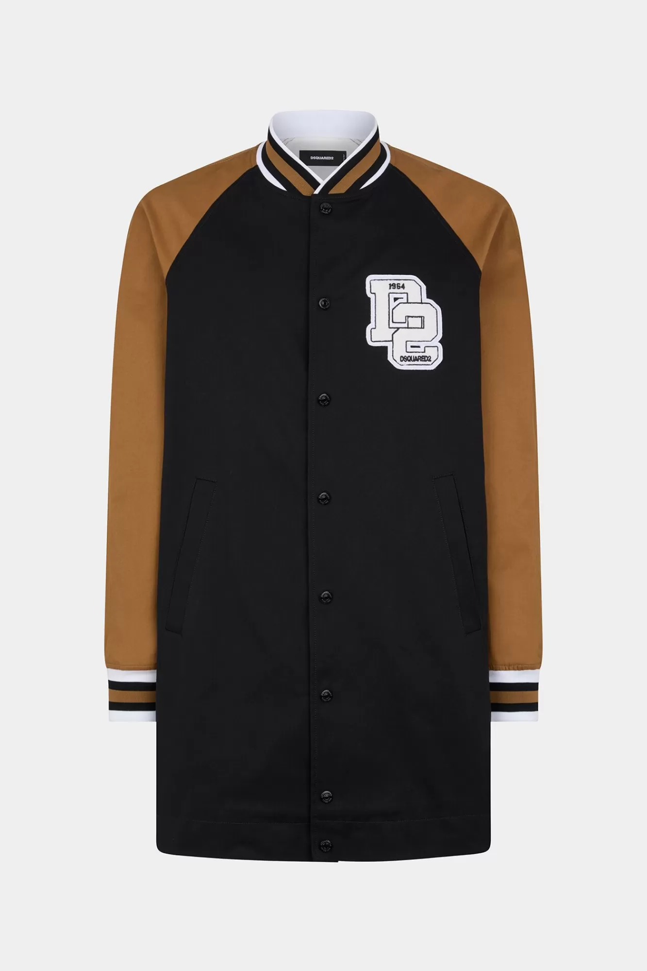 Jassen En Bovenkleding^Dsquared2 Varsity-Jas Zwart