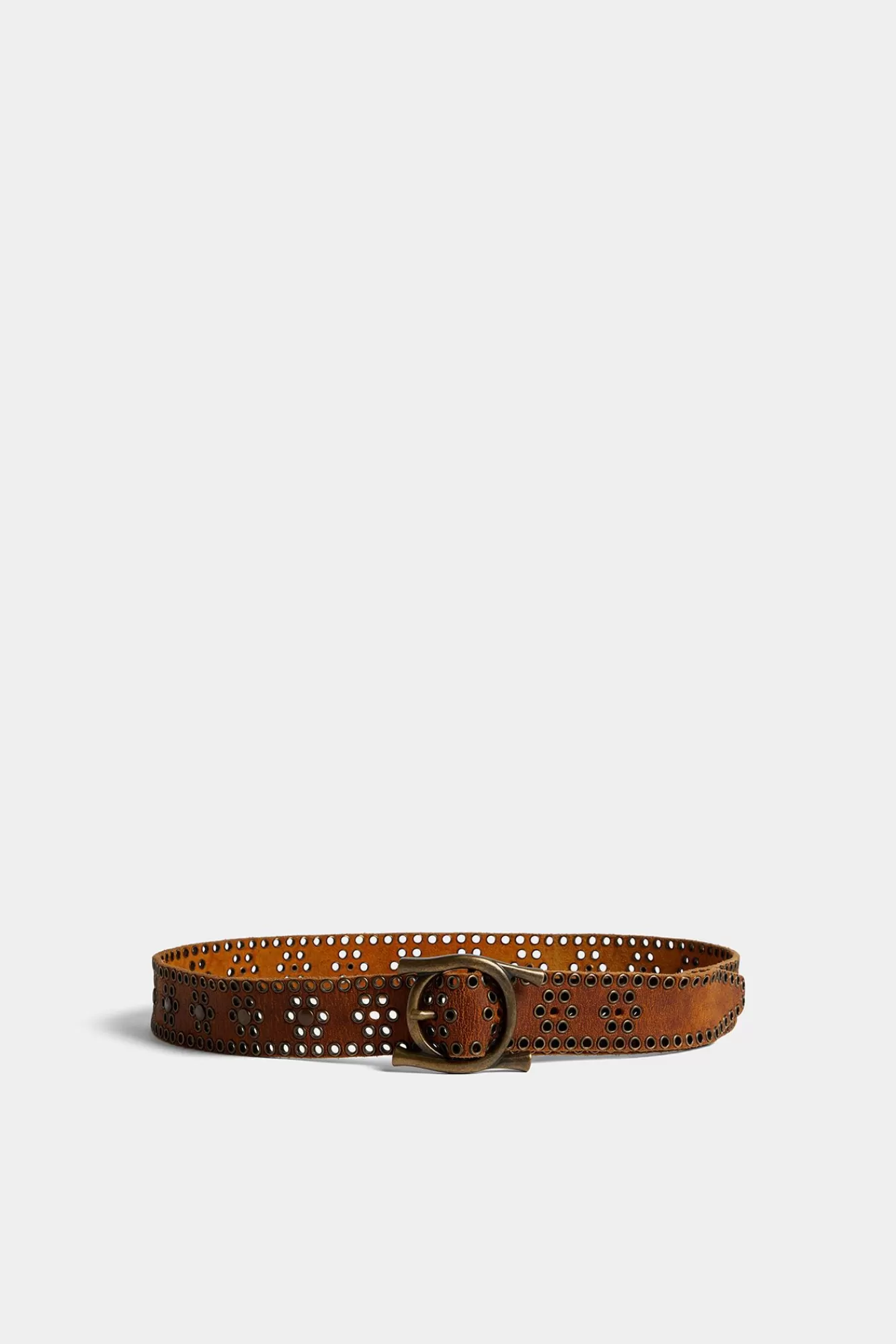 Riemen^Dsquared2 Vintage Gesp Riem Cognac