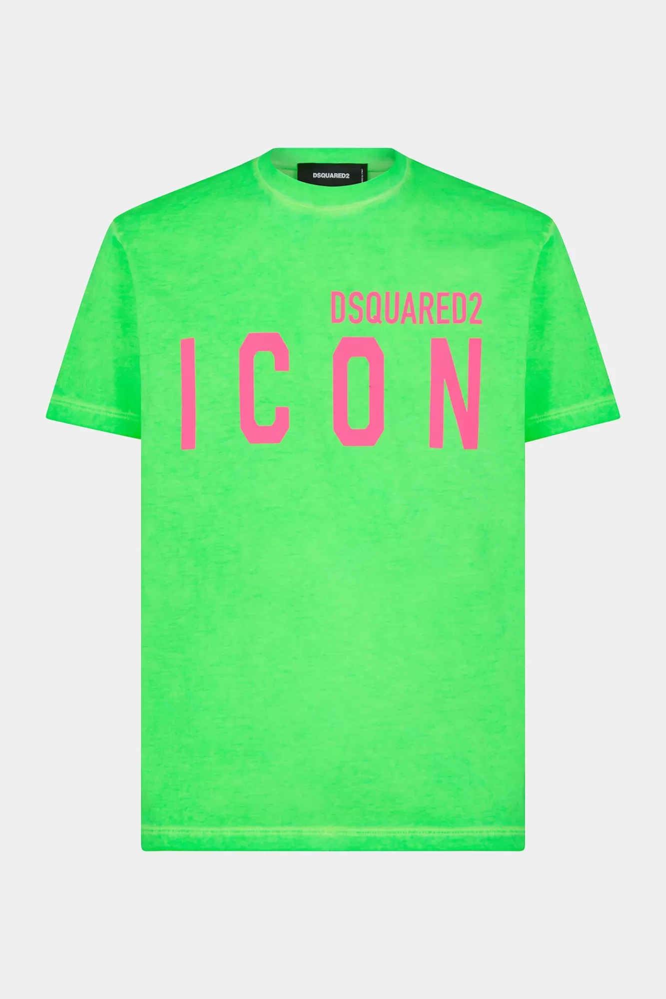 T-Shirts En Poloshirts^Dsquared2 Wees Een Iconisch Cool Fit T-Shirt Groen/Fluo