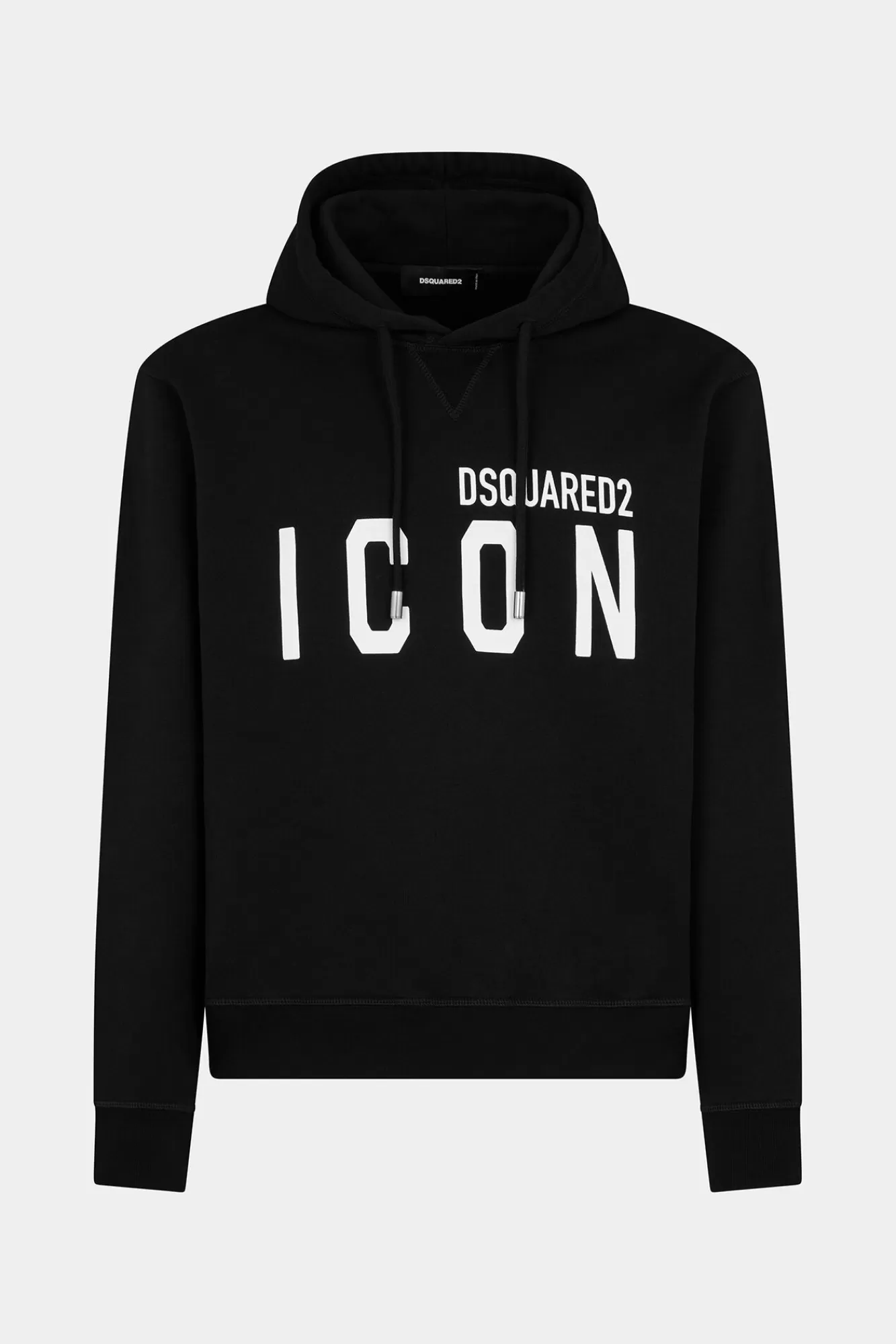 Sweatshirts^Dsquared2 Wees Een Iconisch Sweatshirt Met Capuchon Zwart Wit