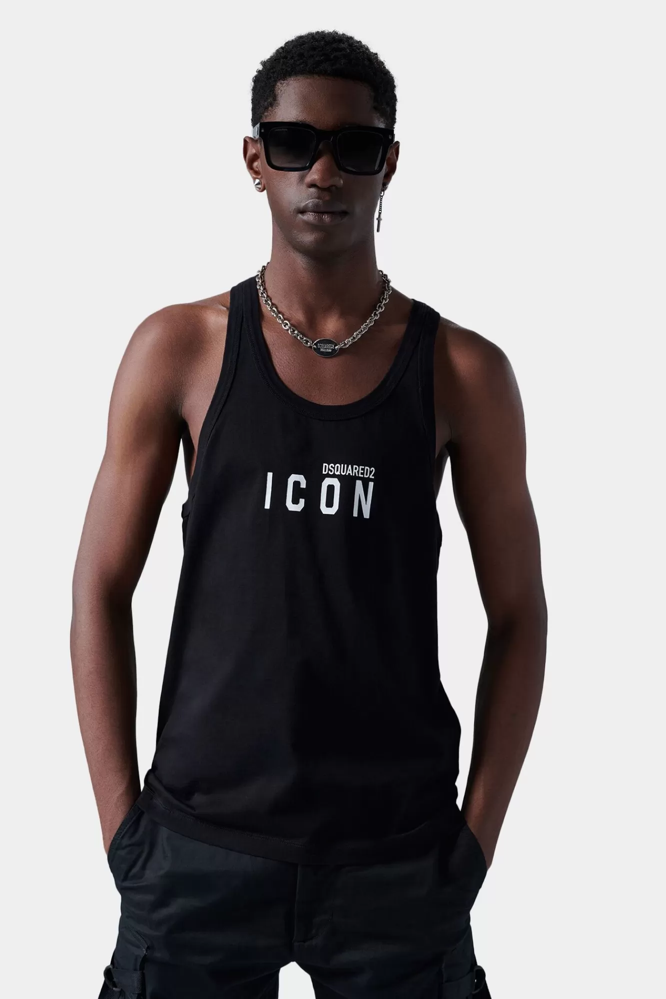 T-Shirts En Poloshirts^Dsquared2 Wees Een Iconisch Tanktopje Zwart