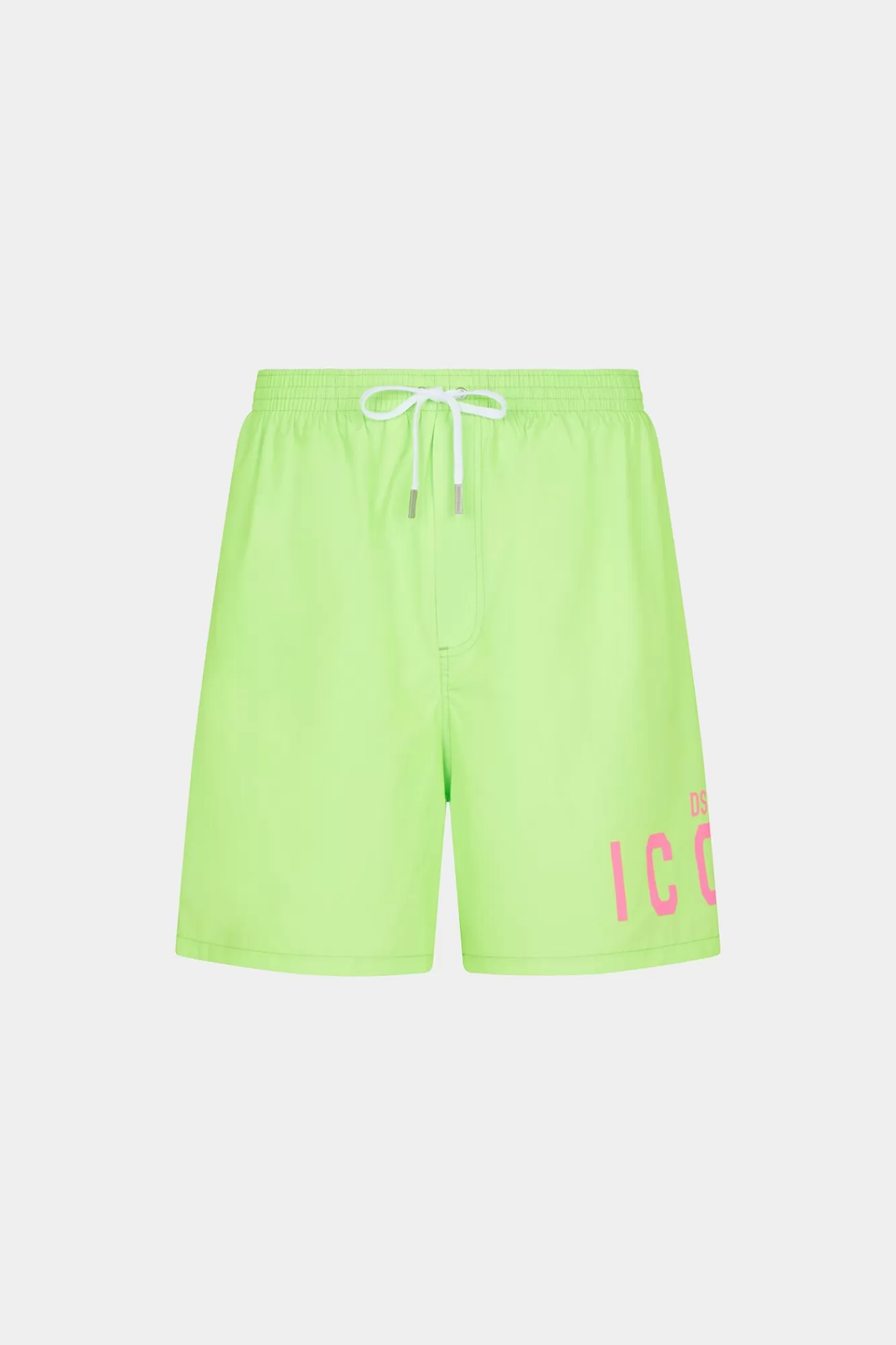 Strandkleding^Dsquared2 Wees Een Iconische Boxer Midi Groen Fluo/Fuxia