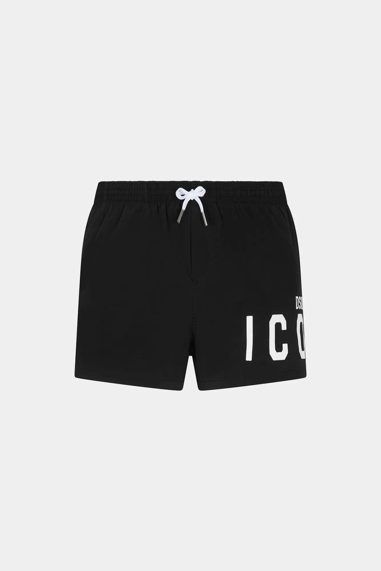 Strandkleding^Dsquared2 Wees Een Iconische Boxer Midi Zwart