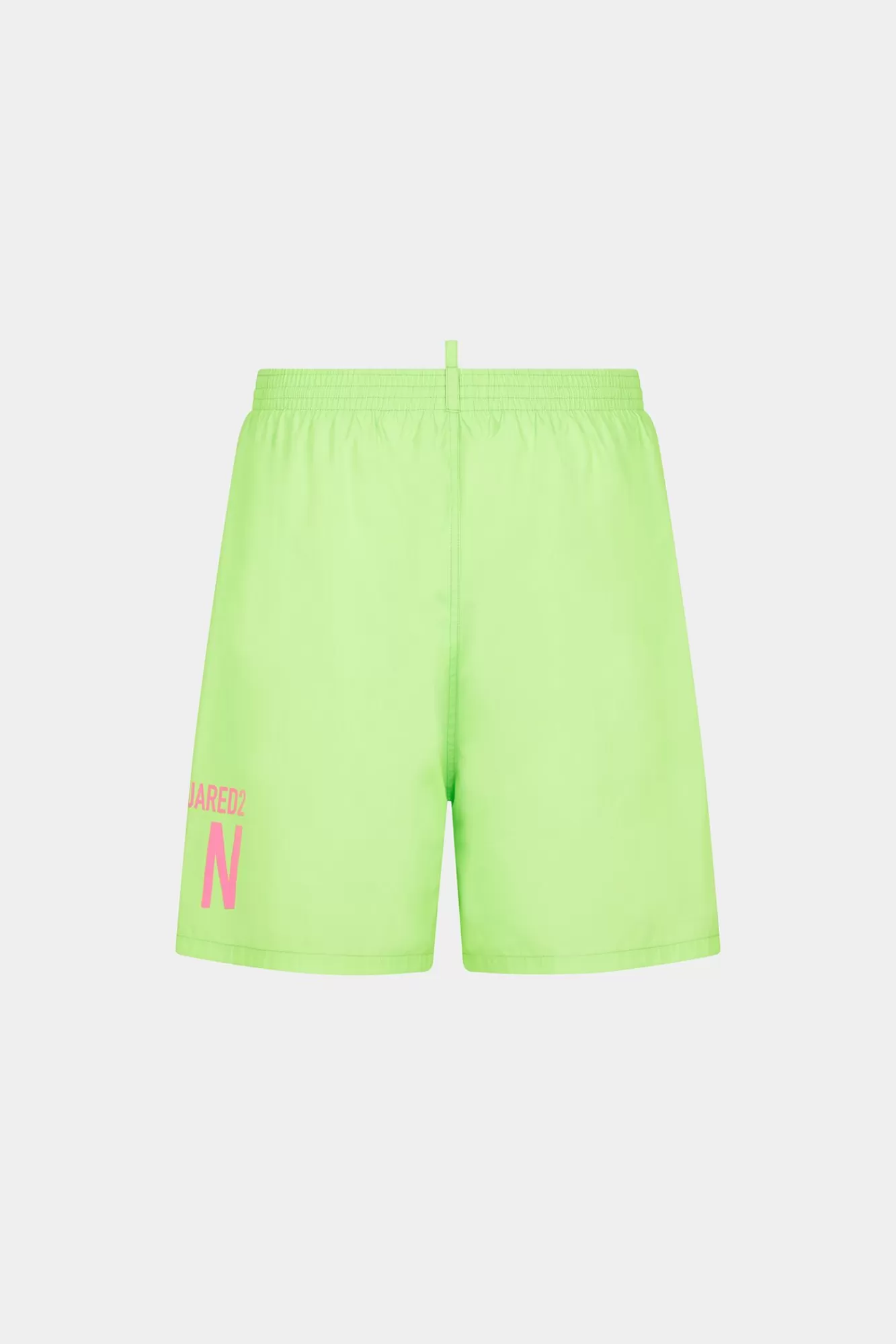 Strandkleding^Dsquared2 Wees Een Iconische Boxer Midi Groen Fluo/Fuxia