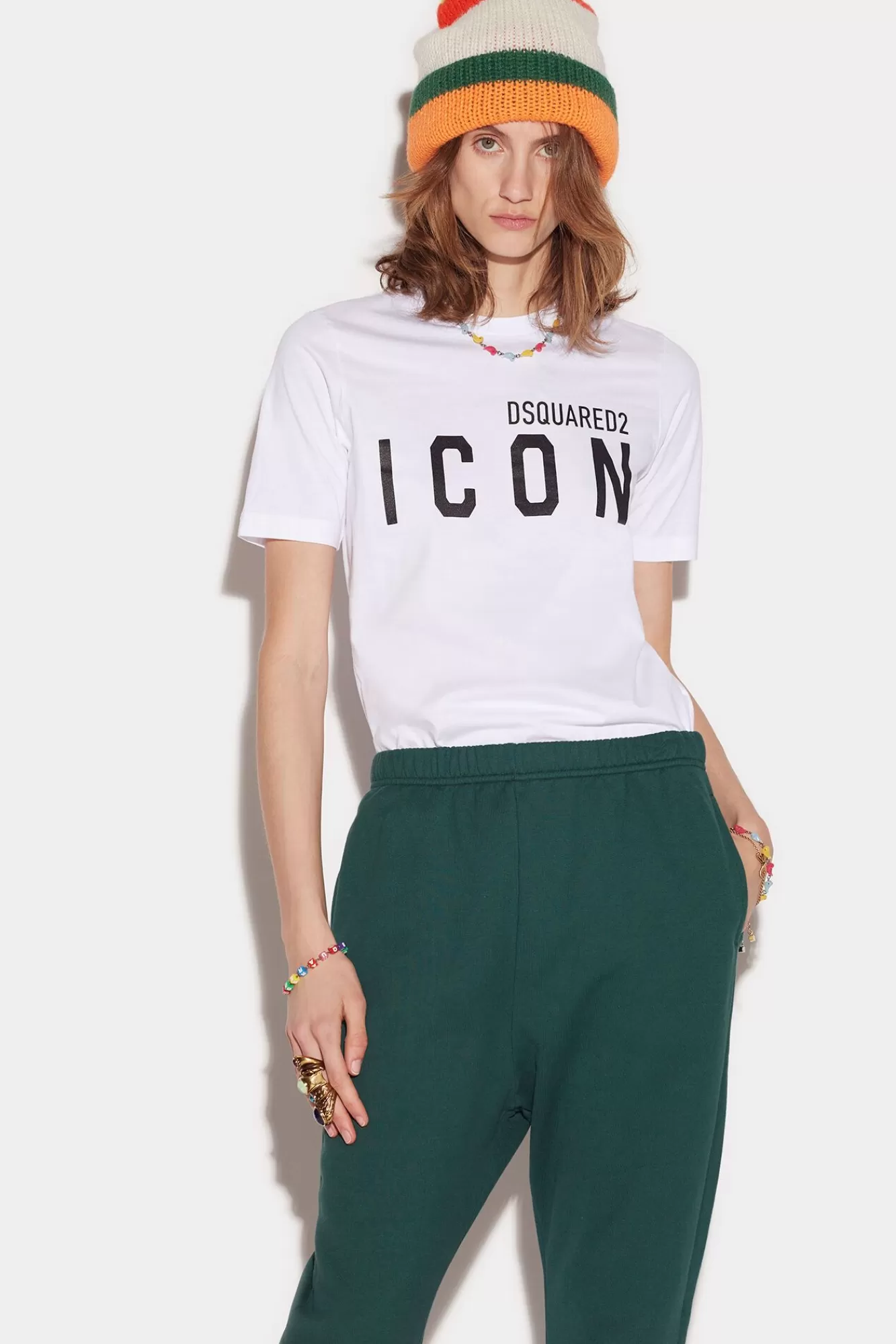 Tops En T-Shirts^Dsquared2 Wees Een Icoon Renny T-Shirt Zwart