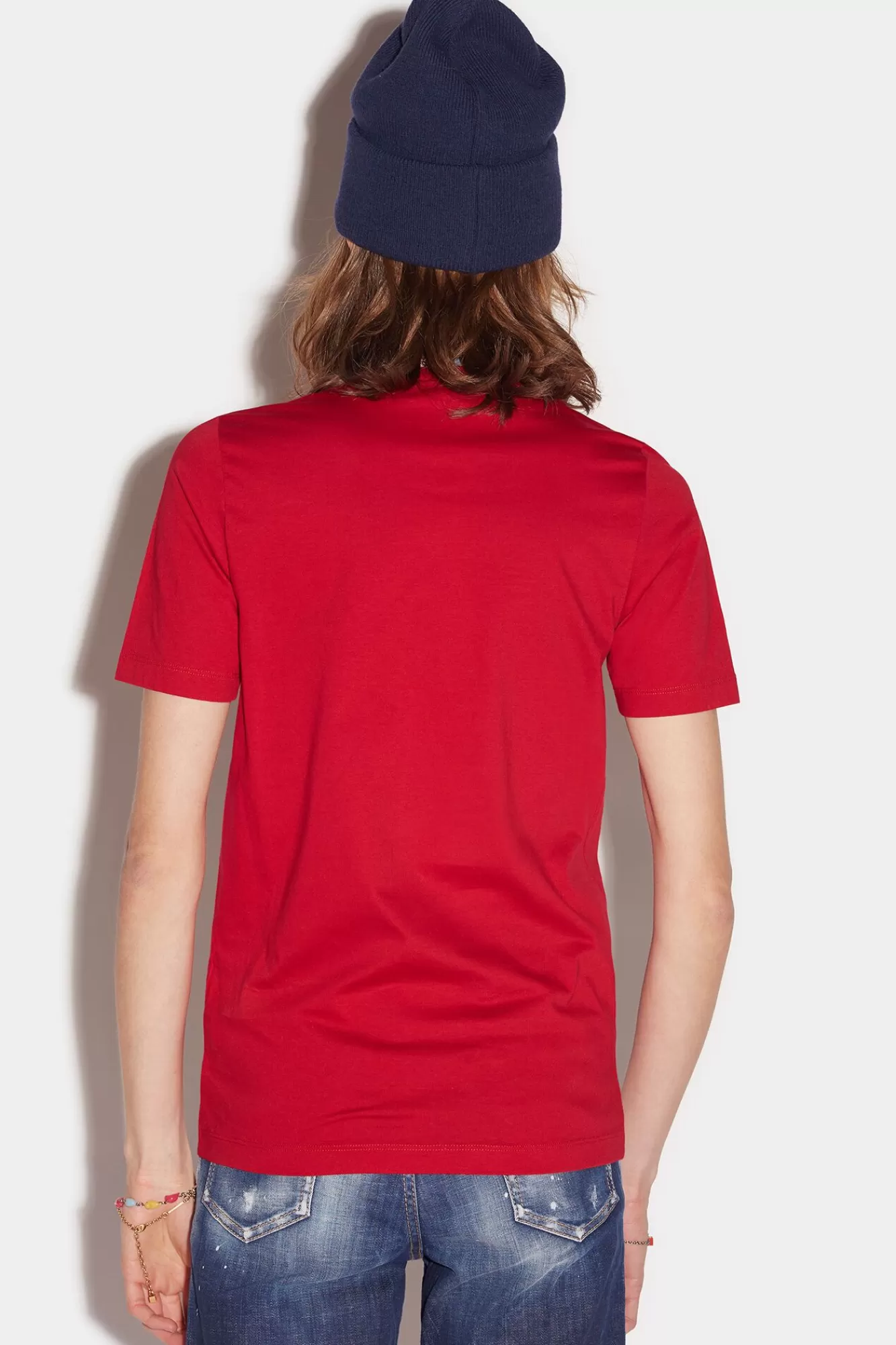 Tops En T-Shirts^Dsquared2 Wees Een Icoon Renny T-Shirt Rood