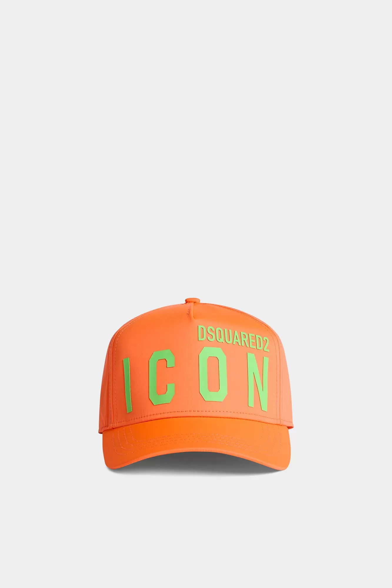 Hoofddeksels^Dsquared2 Wees Een Icoon-Baseballpet Oranje Fluo/Groen Fluo