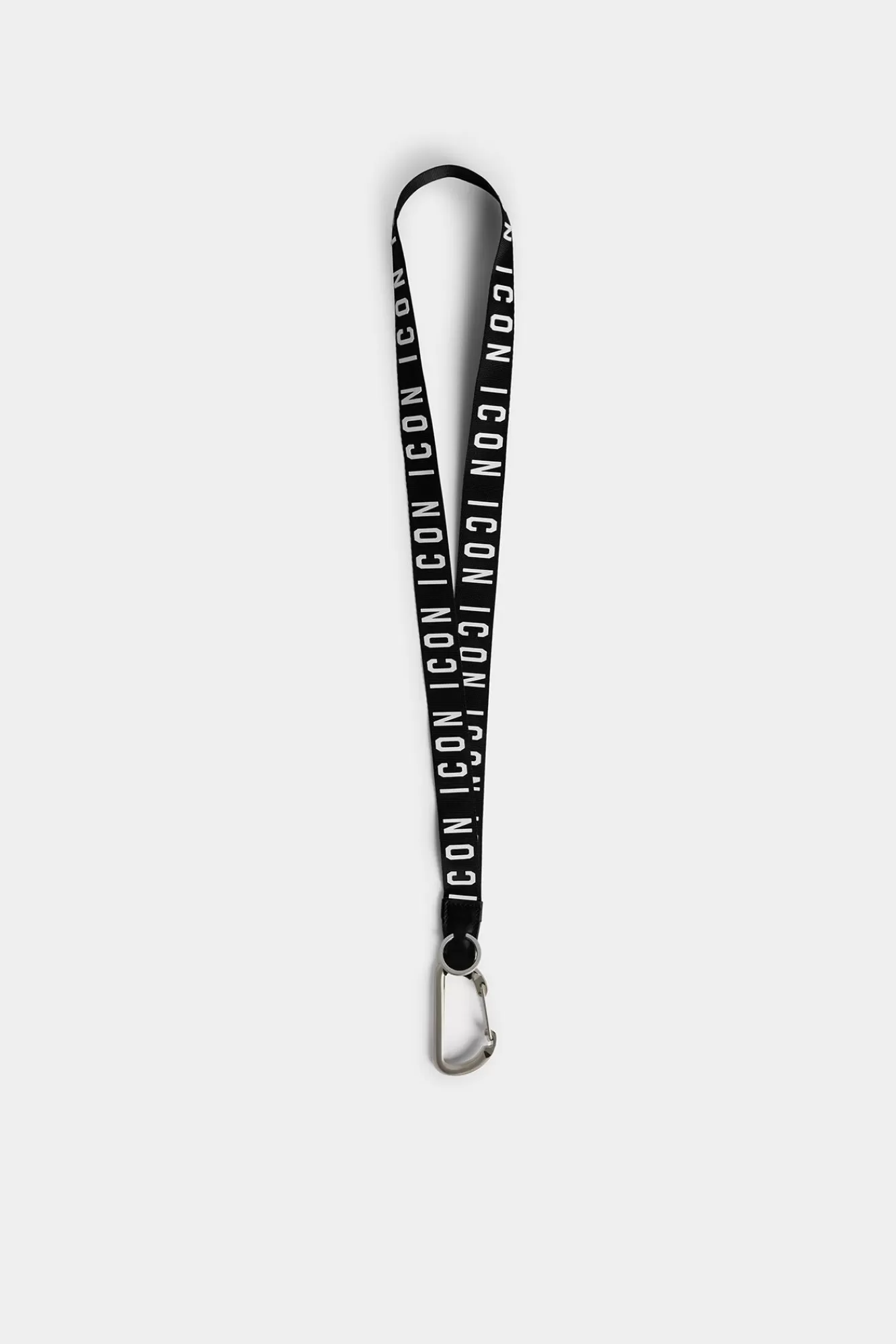 Sieraden^Dsquared2 Wees Icoon Sleutelhanger Zwart Wit