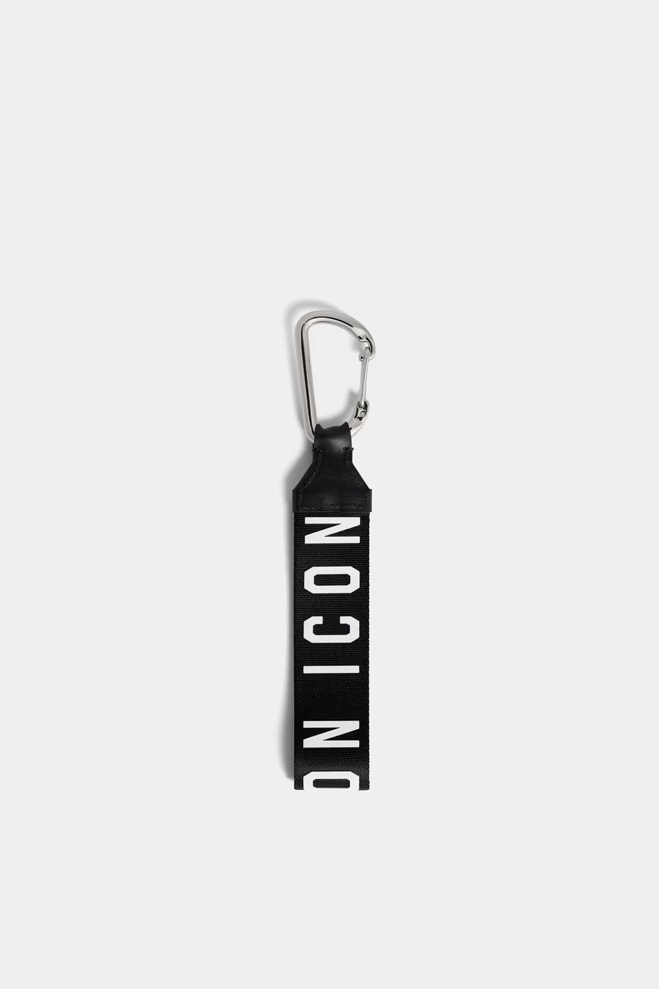 Andere Accessoires^Dsquared2 Wees Icoon Sleutelhanger Zwart Wit